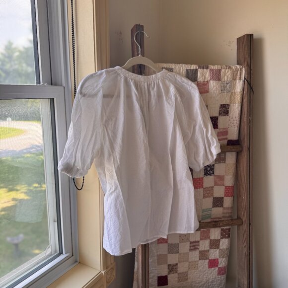 H&M Linen-Blend Blouse - Picture 5 of 8